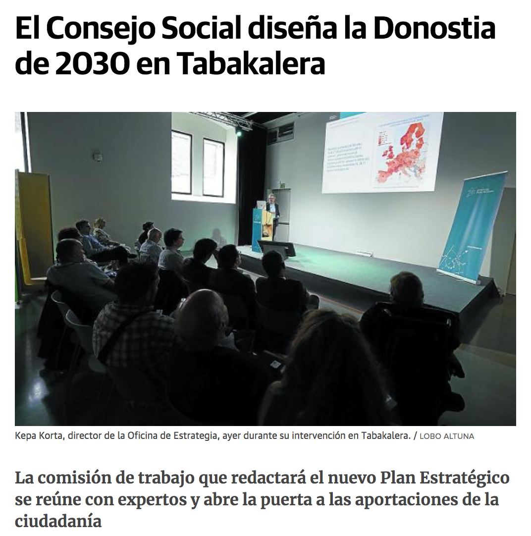 Noticia en El Diario Vasco
