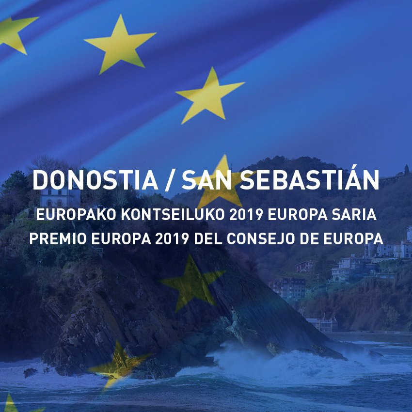 DONOSTIAK 2019ko EUROPA SARIA JASOKO DU