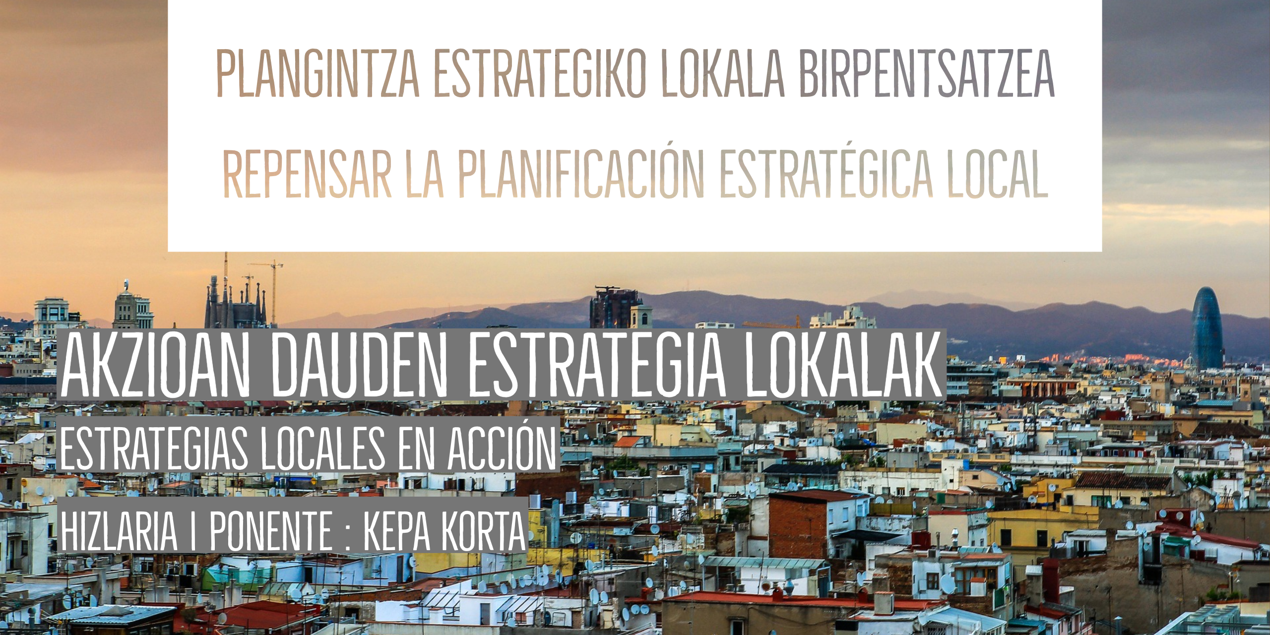 Repensar la planificación estratégica local / 07-11-2018