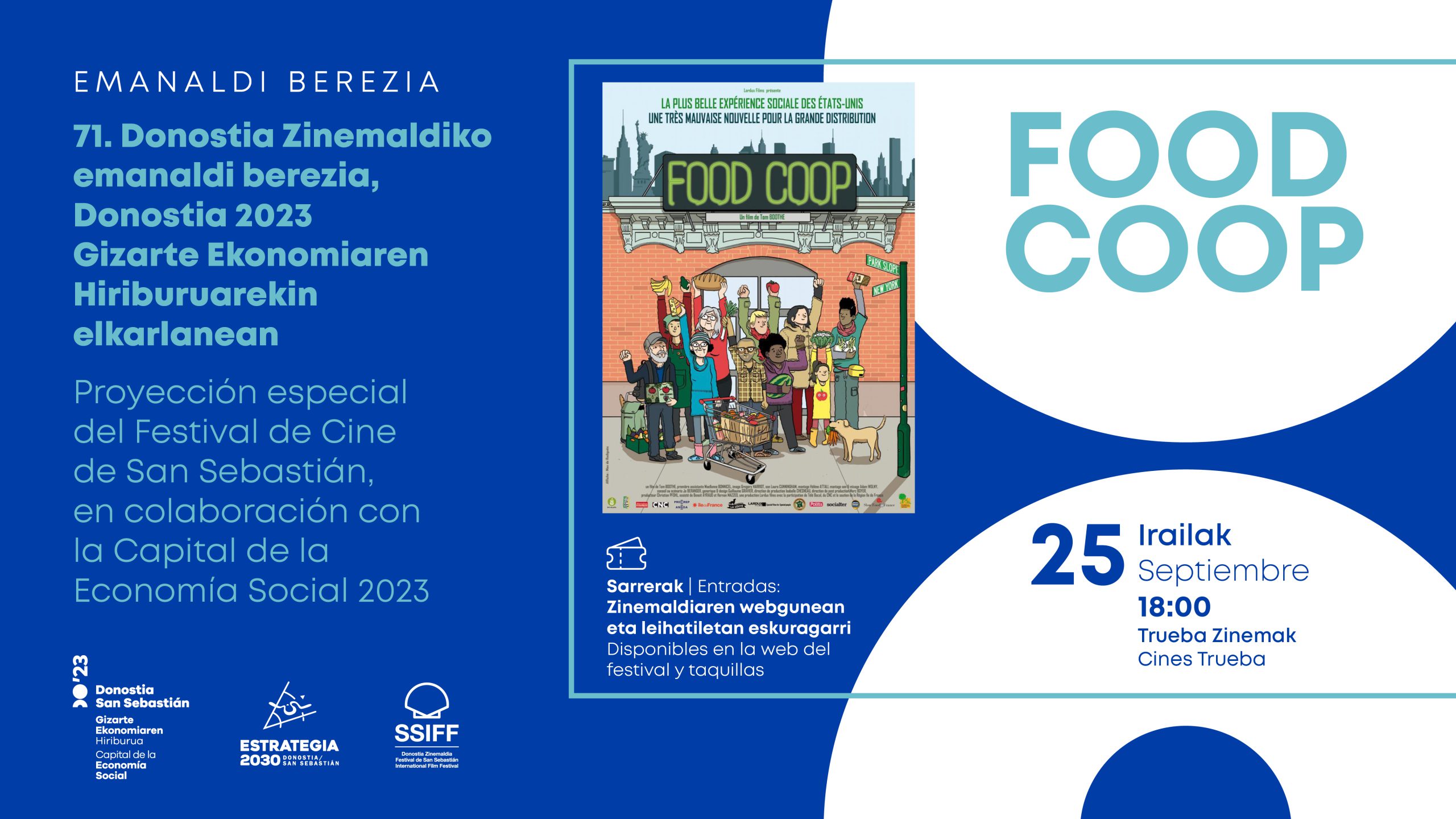 La Capital de la Economía Social se asoma  a la 71. edición del Festival de San Sebastián