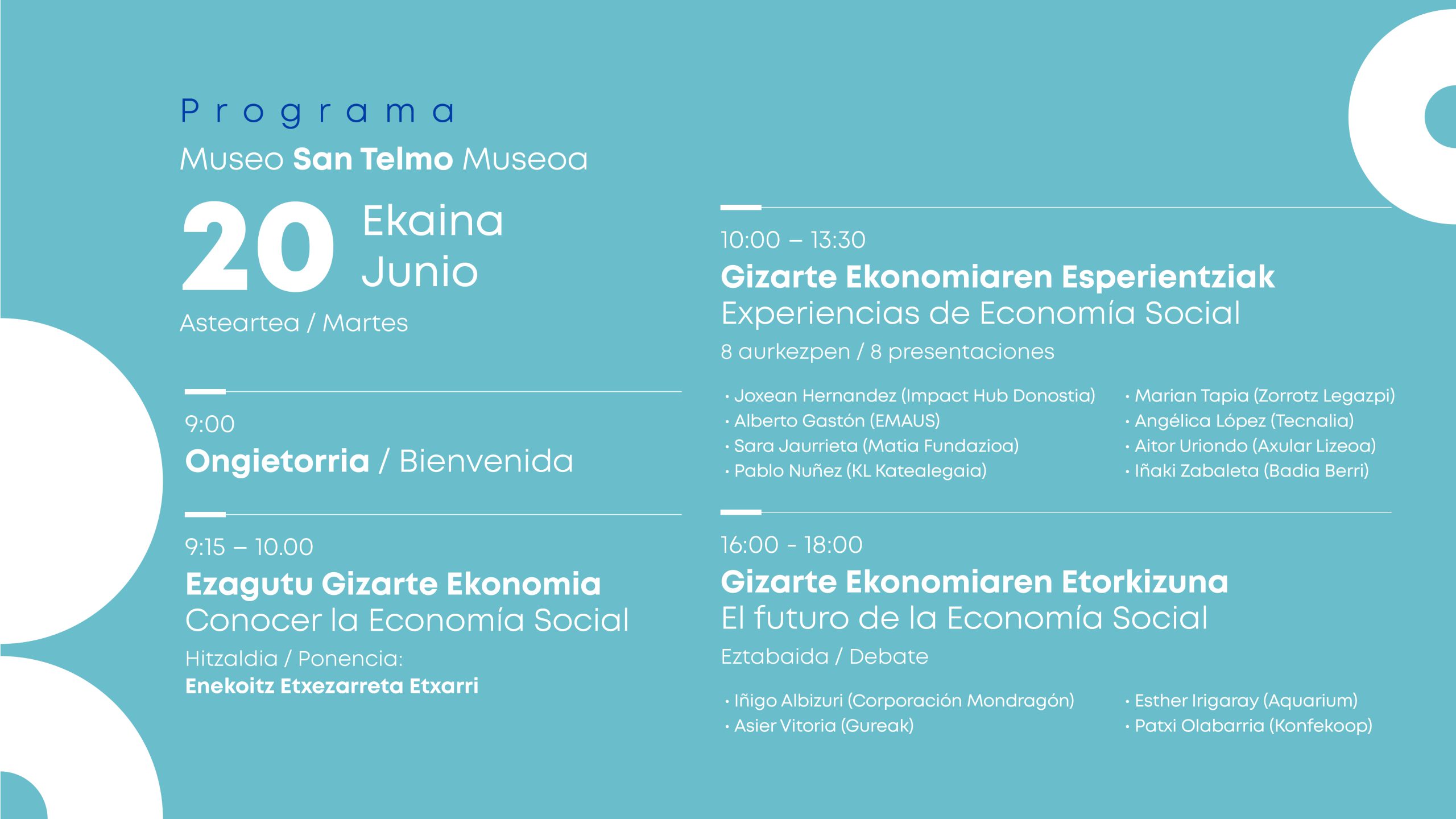 Abiertas las incripciones para el TOPAKETA organizado por la Oficina de Estrategia de Donostia / San Sebastián