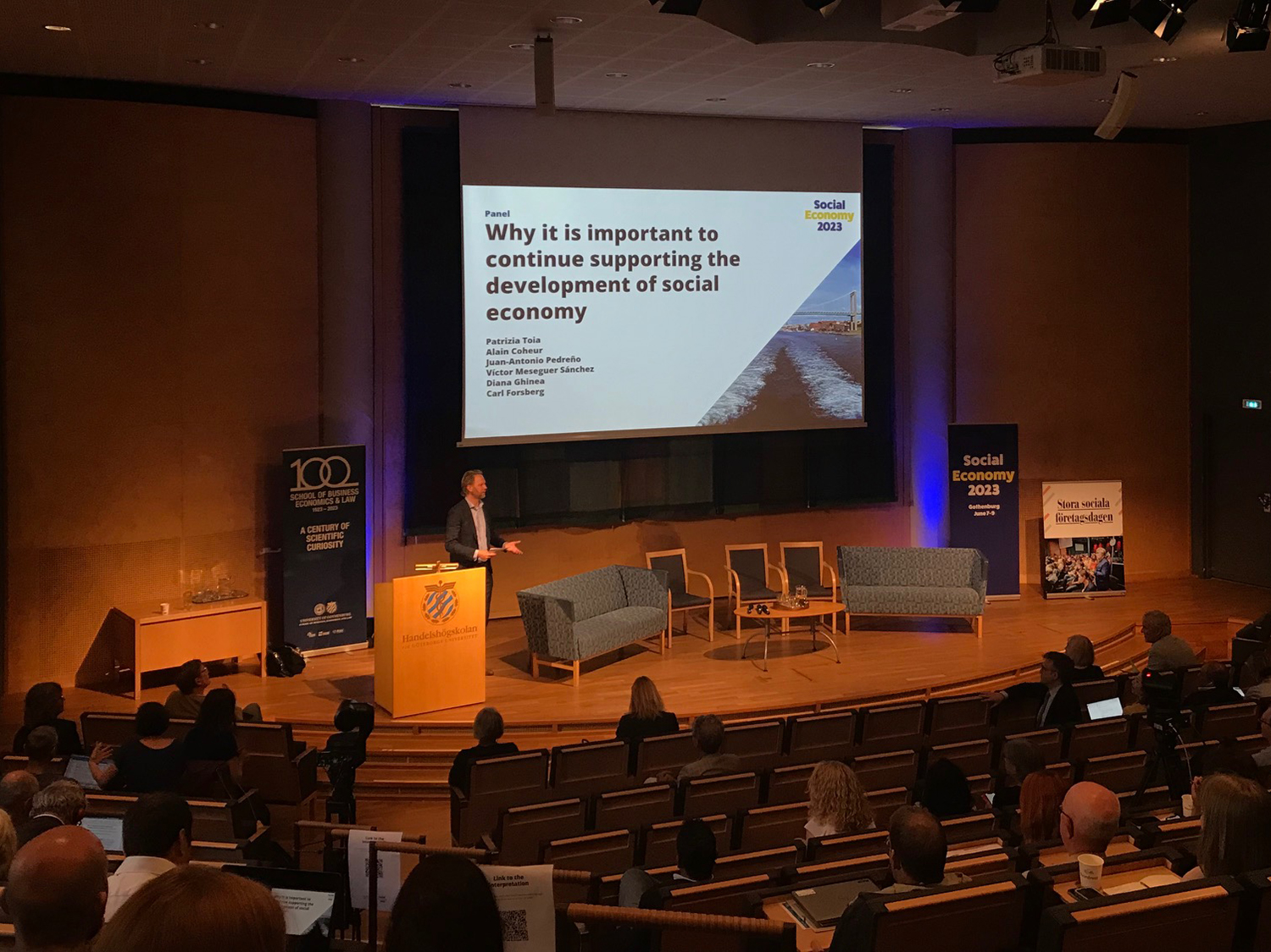 La Oficina de Estrategia asiste a la Conferencia sobre Economía Social europea de Gotemburgo