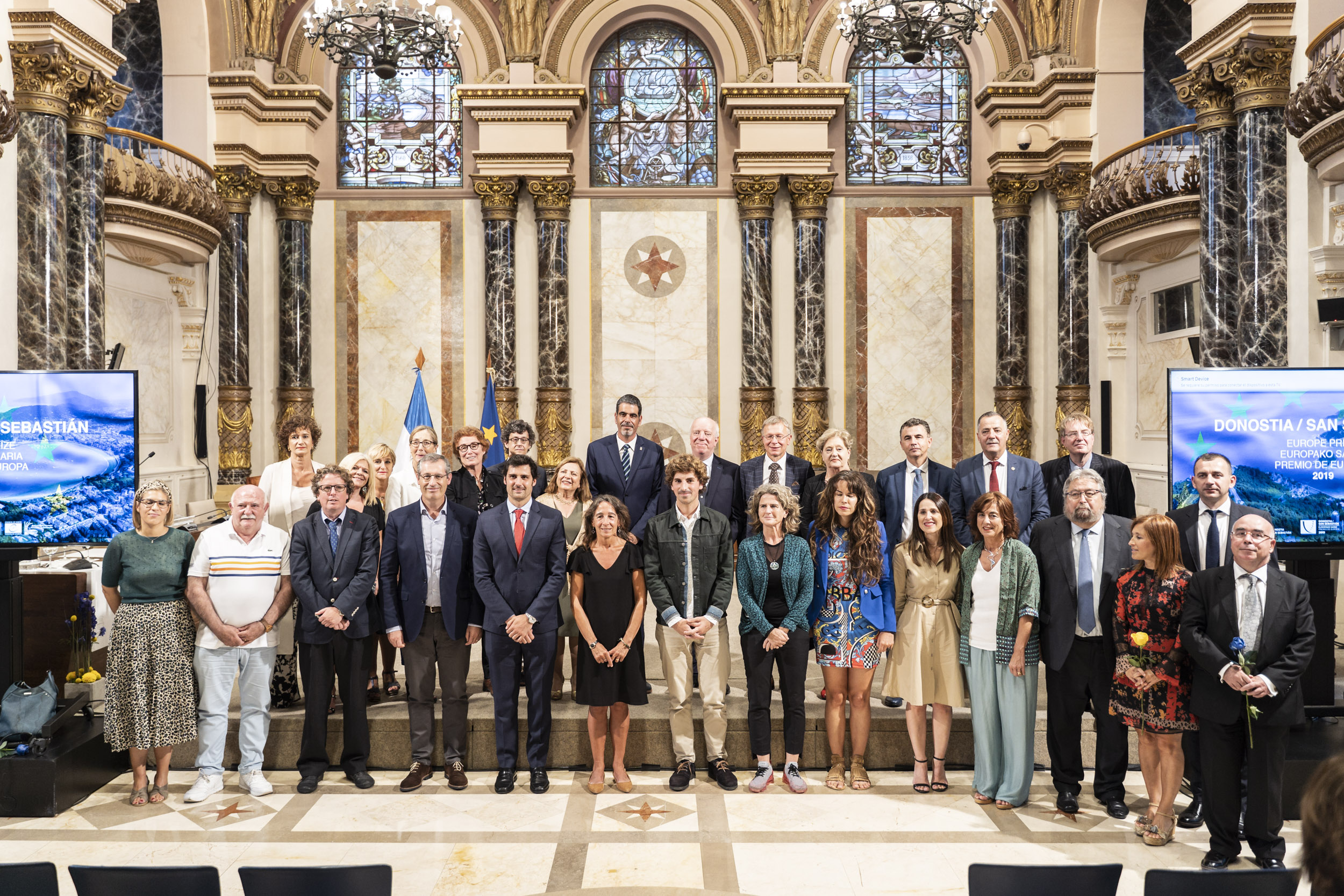 Donostia / San Sebastián recibe el Premio de Europa 2019
