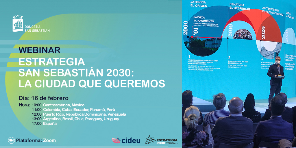 Sesión digital sobre el plan E2030DSS organizada por CIDEU